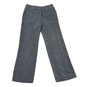 Relativity Wide Leg Dress Pants Women's 6P Black & White Tweed W30 L29.5 Office